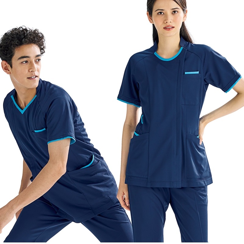 Ath-Medical メンズファスナースクラブ[ネイビー×ターコイズ]