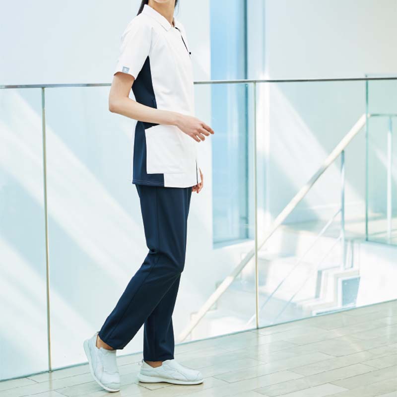 男女兼用テーパードパンツ[ダークネイビー]