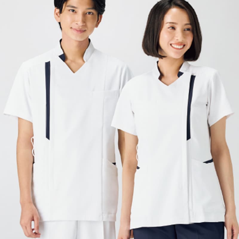 Botanical Garden レディスファスナースクラブ[ホワイト×ダークネイビー]