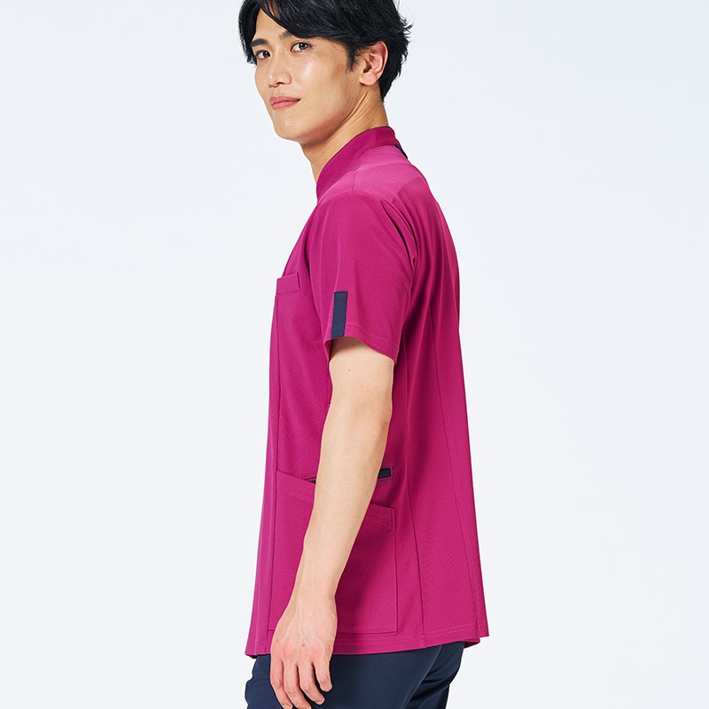 Botanical Garden メンズファスナースクラブ[ダリア×ダークネイビー]