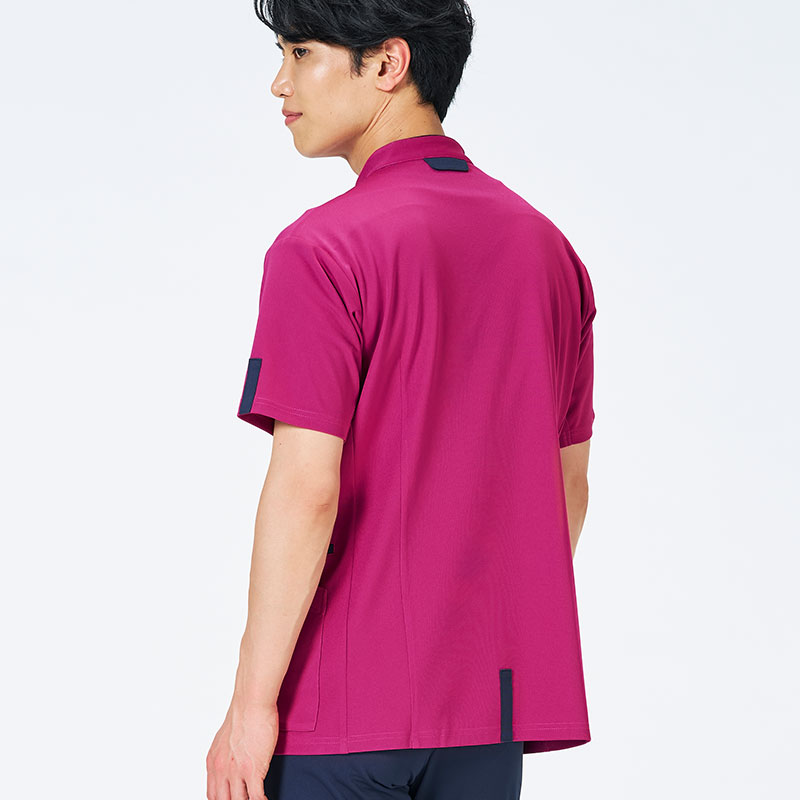 Botanical Garden メンズファスナースクラブ[ダリア×ダークネイビー]