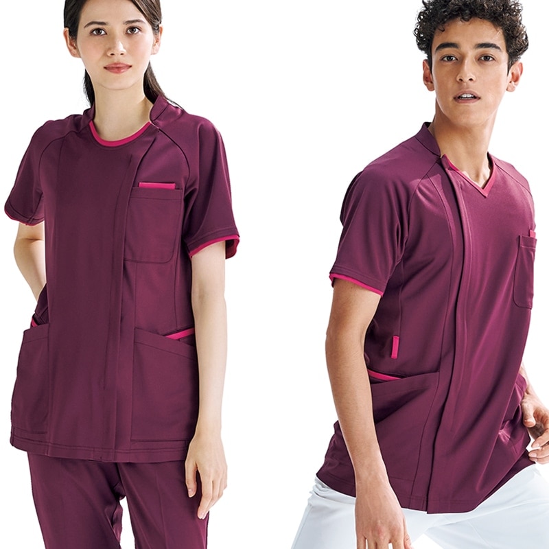 メンズファスナースクラブ[ワイン×ローズ]