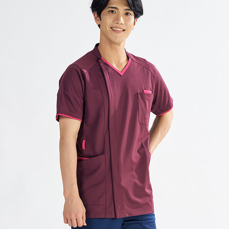 Ath-Medical メンズファスナースクラブ[ワイン×ローズ]