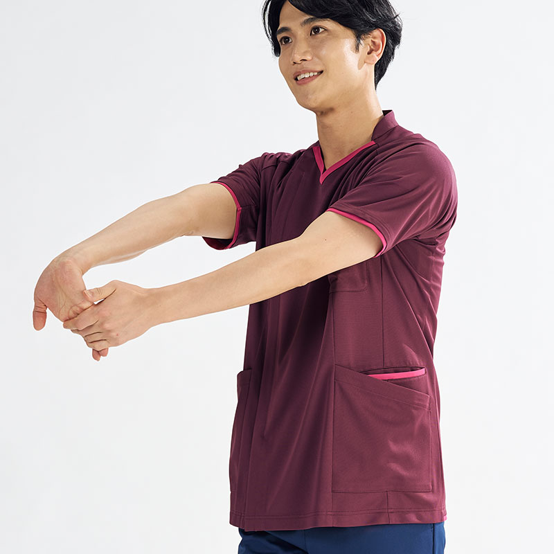 Ath-Medical メンズファスナースクラブ[ワイン×ローズ]