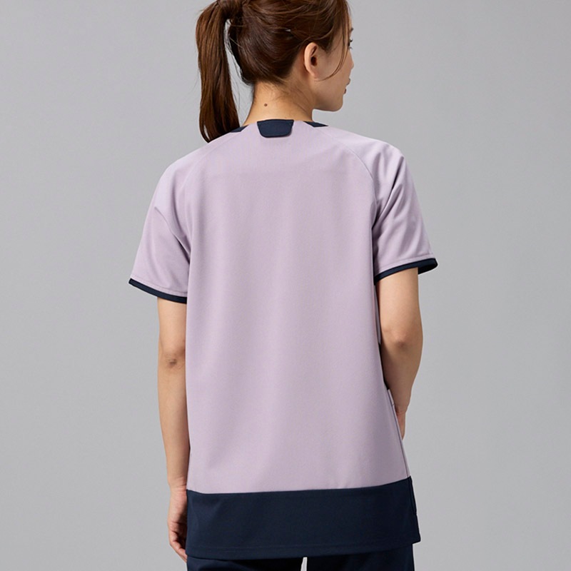 男女兼用ファスナースクラブ[パープル×ダークネイビー]