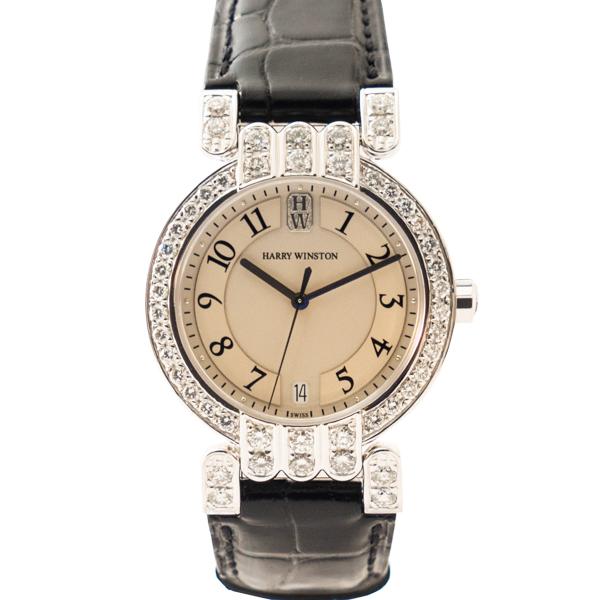 ハリーウィンストン HARRY WINSTON プルミエール ホワイト K18イエローゴールド レディース 腕時計 ハリー・ウィンストン プルミエール｜レディース腕時計専門店 通販