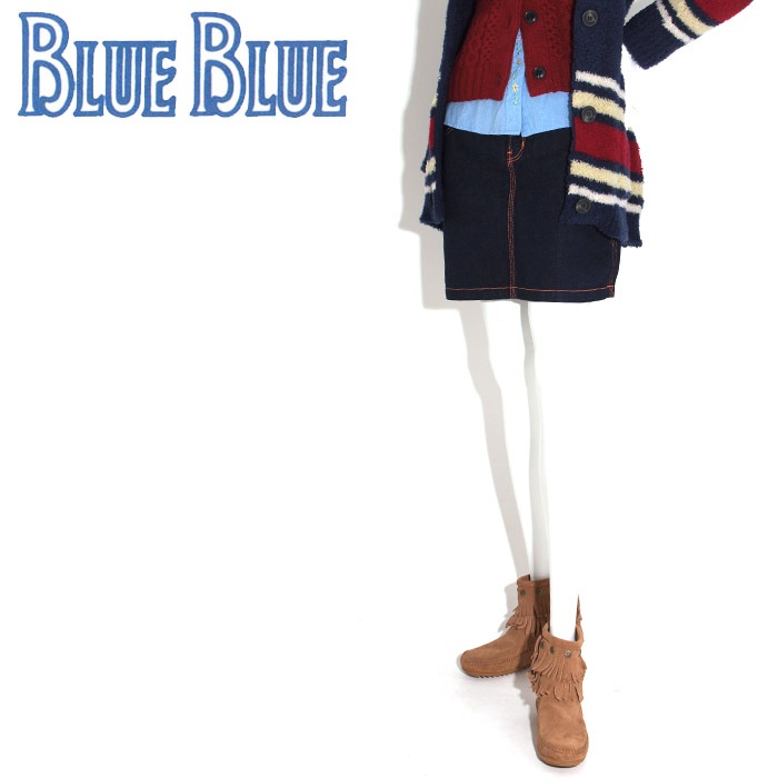 【70%OFFセール】ブルーブルー BLUEBLUE デニムネオンスカート 700026438|BLUE BLUE(ブルーブルー)|聖林公司