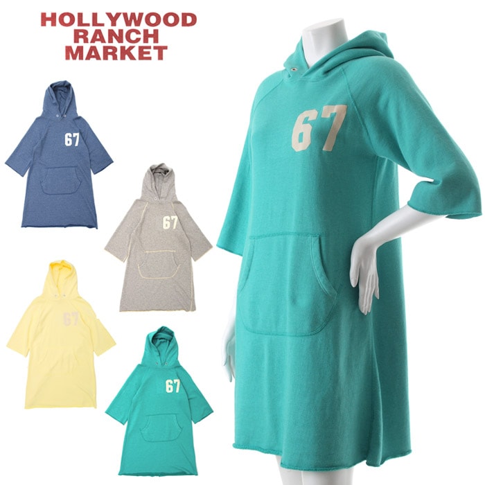 【70%OFFセール】ハリウッドランチマーケット HOLLYWOOD RANCH MARKET TCスウェット ワンピース 700026467
