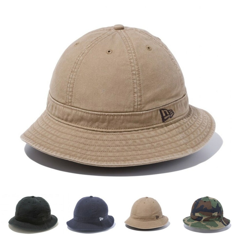 【5%OFFセール】ニューエラ new era NEWERA ハット エクスプローラ ウォッシュドコットン【メンズ レディース キッズ バケットハット アドベンチャーハット バケハ バケツ アウトドア ロゴ】【ブラック ネイビー ベージュ カーキ ウッドランドカモ 黒 迷彩 深め】