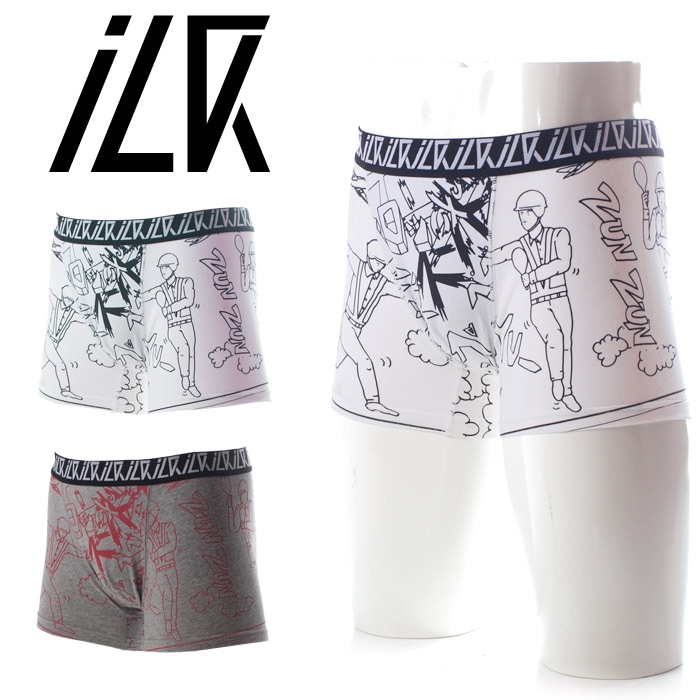 【メール便対応】ILK(イルク) M_11001 ショートタイプ ボクサーパンツ 【メンズ下着・男性用下着・アンダーウェア・インナー・長嶋五郎・コラボレーション】