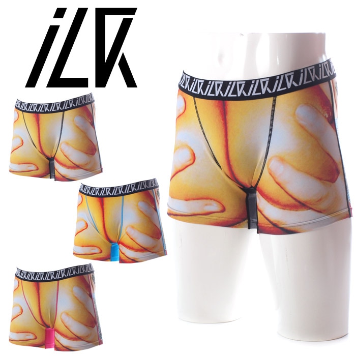 【メール便対応】ILK(イルク) M_11010 ロングタイプボクサーパンツ 【メンズ下着・男性用下着・アンダーウェア・インナー・天野いさお・写真家・コラボレーション】