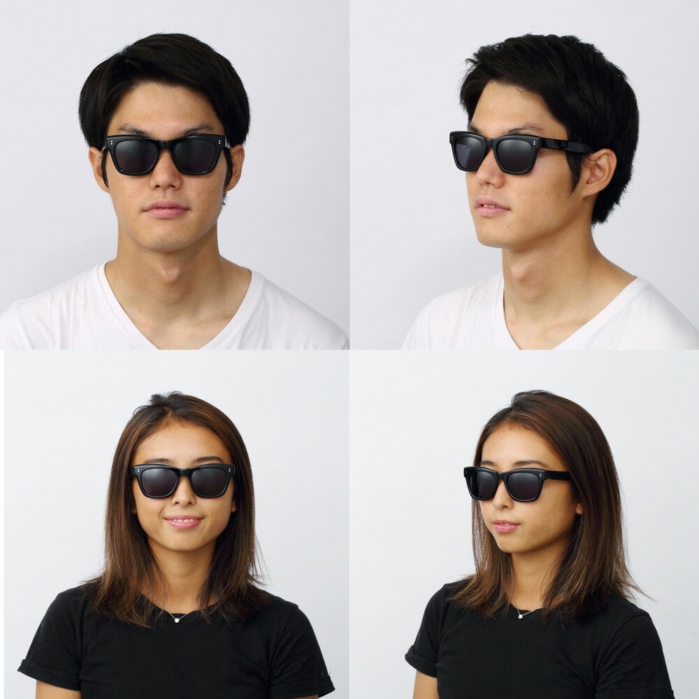 セイバー　サングラス ゼクー フーバー F-1960 (TVS/BM) マットブラック 偏光