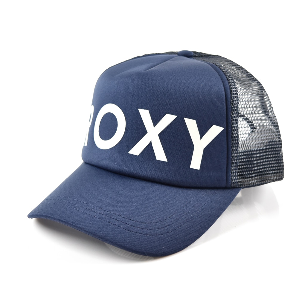 【5%OFFセール】ロキシー ROXY キャップ レディース トラッキン カラー メッシュキャップ 帽子 ロゴ ネイビー サーフブランド トレーニング ジム ヨガ TRUCKIN COLOR ERJHA03538