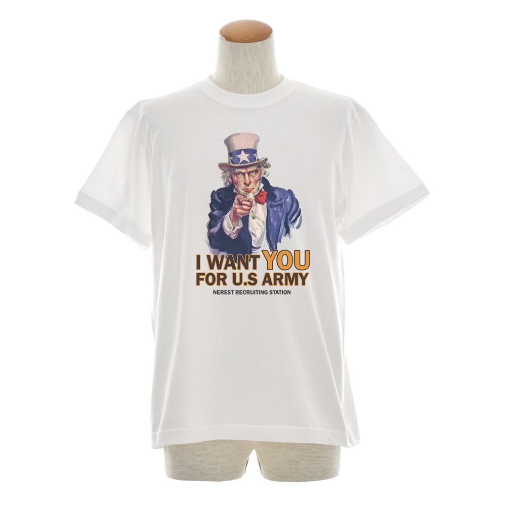 10%OFFセール】ジャスト Tシャツ アンクル サム 半袖Tシャツ メンズ 