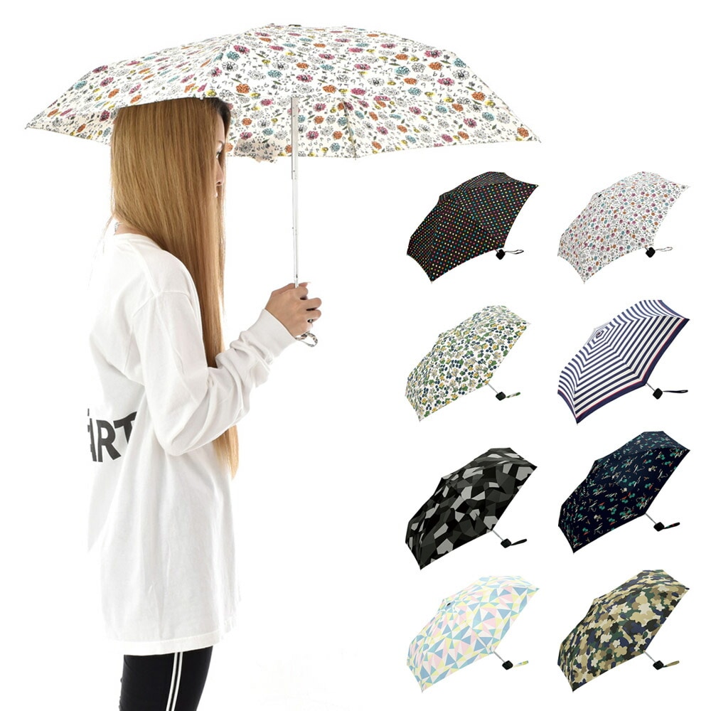 【5%OFFセール】KiU キウ 折りたたみ傘 傘 雨傘 日傘 タイニー メンズ レディース 丈夫 総柄 UMBRELLA 軽量 コンパクト 携帯 ケース 晴雨兼用 大きい 大きめ おしゃれ TINY K31