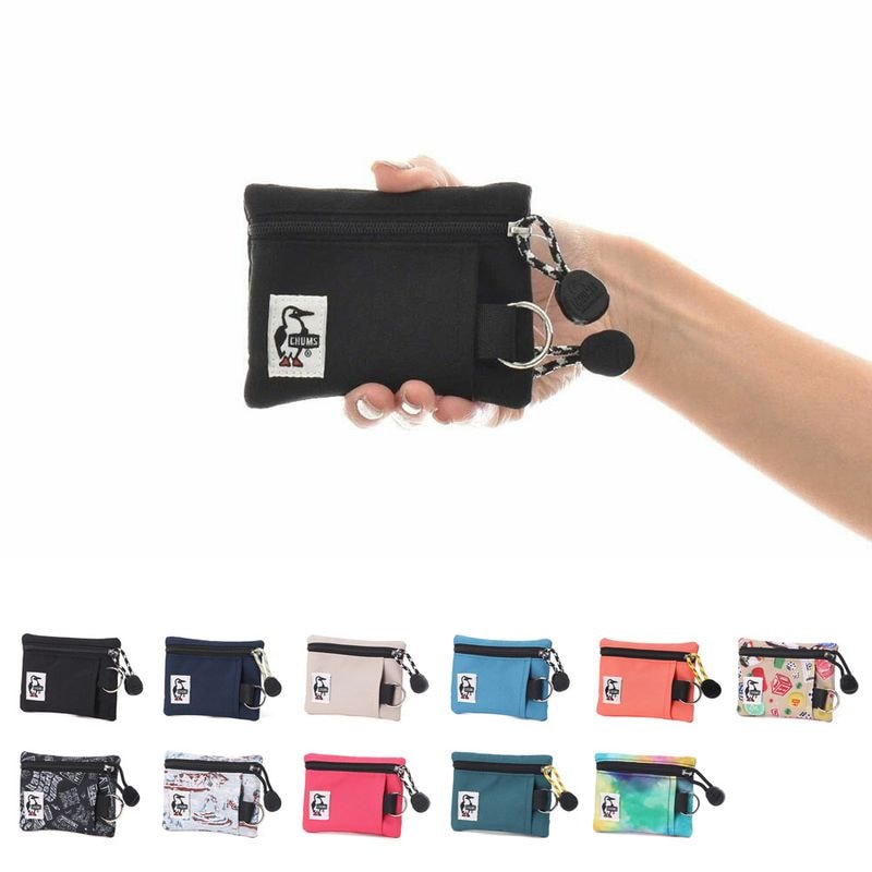 【5%OFFセール】チャムス CHUMS 財布 リサイクルキーコインケース Recycle Key Coin Case CH60-3574【メンズ レディース キッズ ジュニア 男女兼用】【小銭入れ 定期入れ キーケース 通勤 通学 アウトドア キャンプ フェス サステナブル素材 リサイクル素材】
