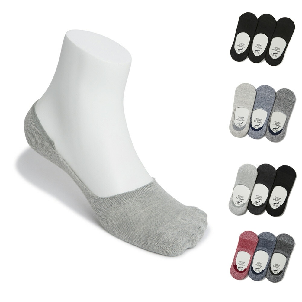 ANVIL アンビル ソック ス 靴下 メンズ カバーソックス 3P 3足 3足セッ ト 3 スニーカーソックス フット カバー ショートソックス ANS010