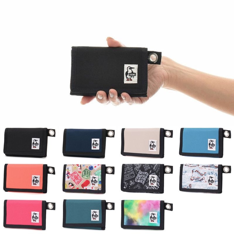 【5%OFFセール】チャムス CHUMS 財布 三つ折り財布 リサイクルスモールウォレット ケース メンズ レディース コインケース 小銭入れ付き アウトドア RENU レニュー Recycle Small Wallet CH60-3570【サステナブル素材】【リサイクル素材 ポリエステル】