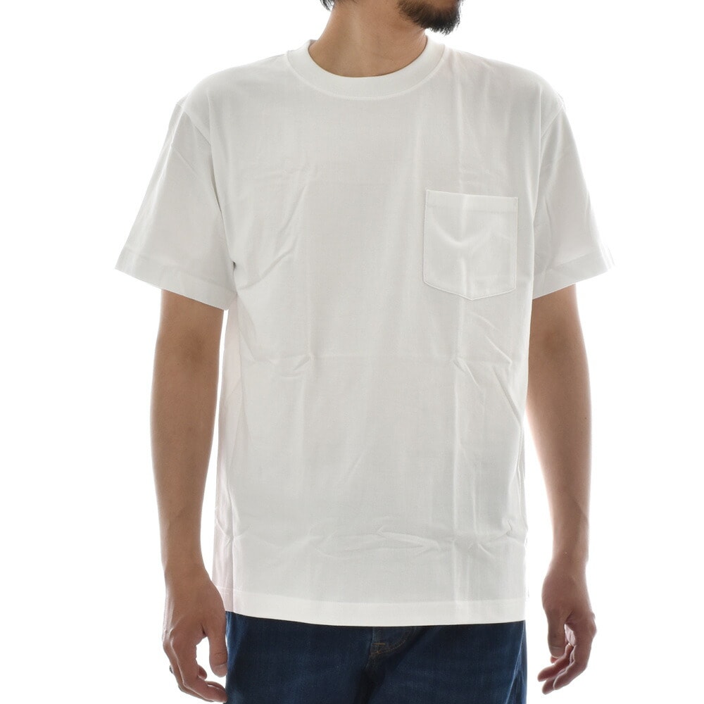 HANES ヘインズ ビーフィー ポケット Tシャツ BEEFY ポケットTシャツ ポケT パックT パックTシャツ メンズ レディース ヘヴィーウェイト 肉厚 白T 黒 H5190