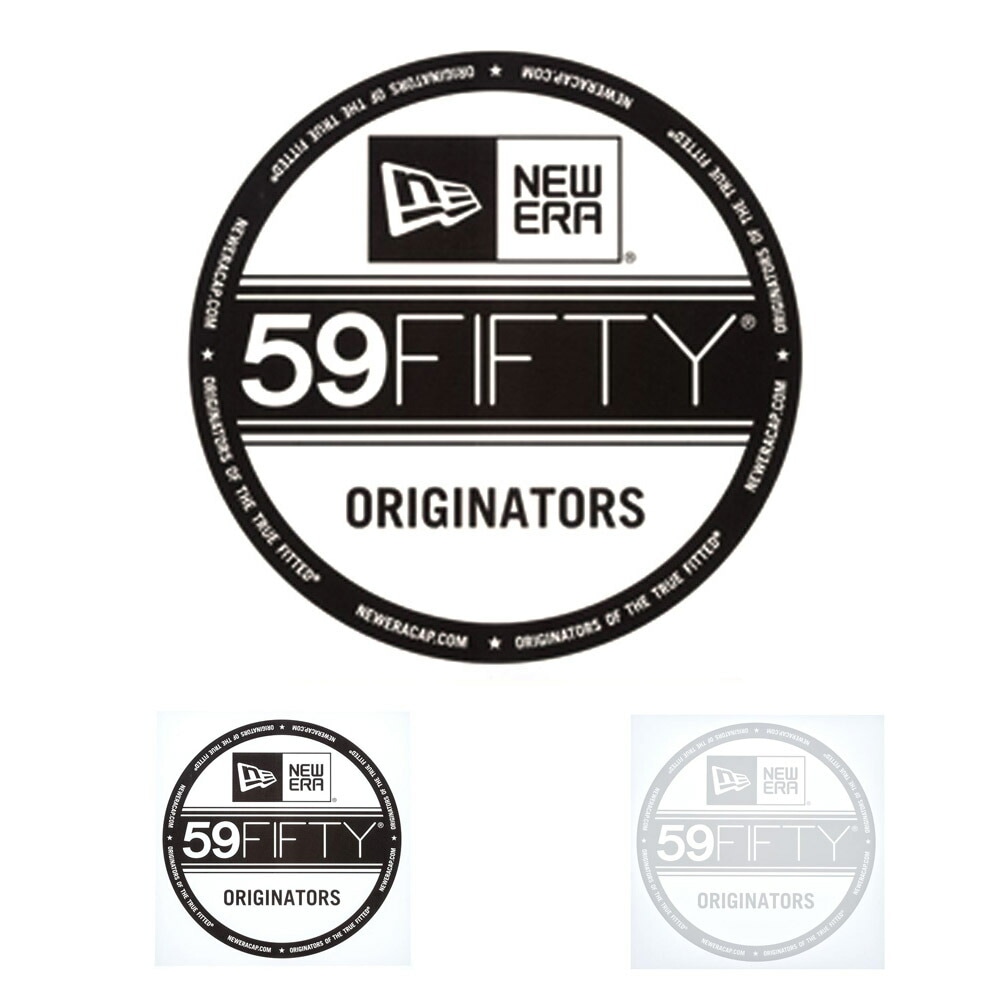 ニューエラ new era NEWERA ロゴ ステッカー バイザーステッカー 59FIFTY フラッグロゴ デカール シール グッズ メンズ レディース アウトドア 屋外対応 車用 ボード用 ブラン