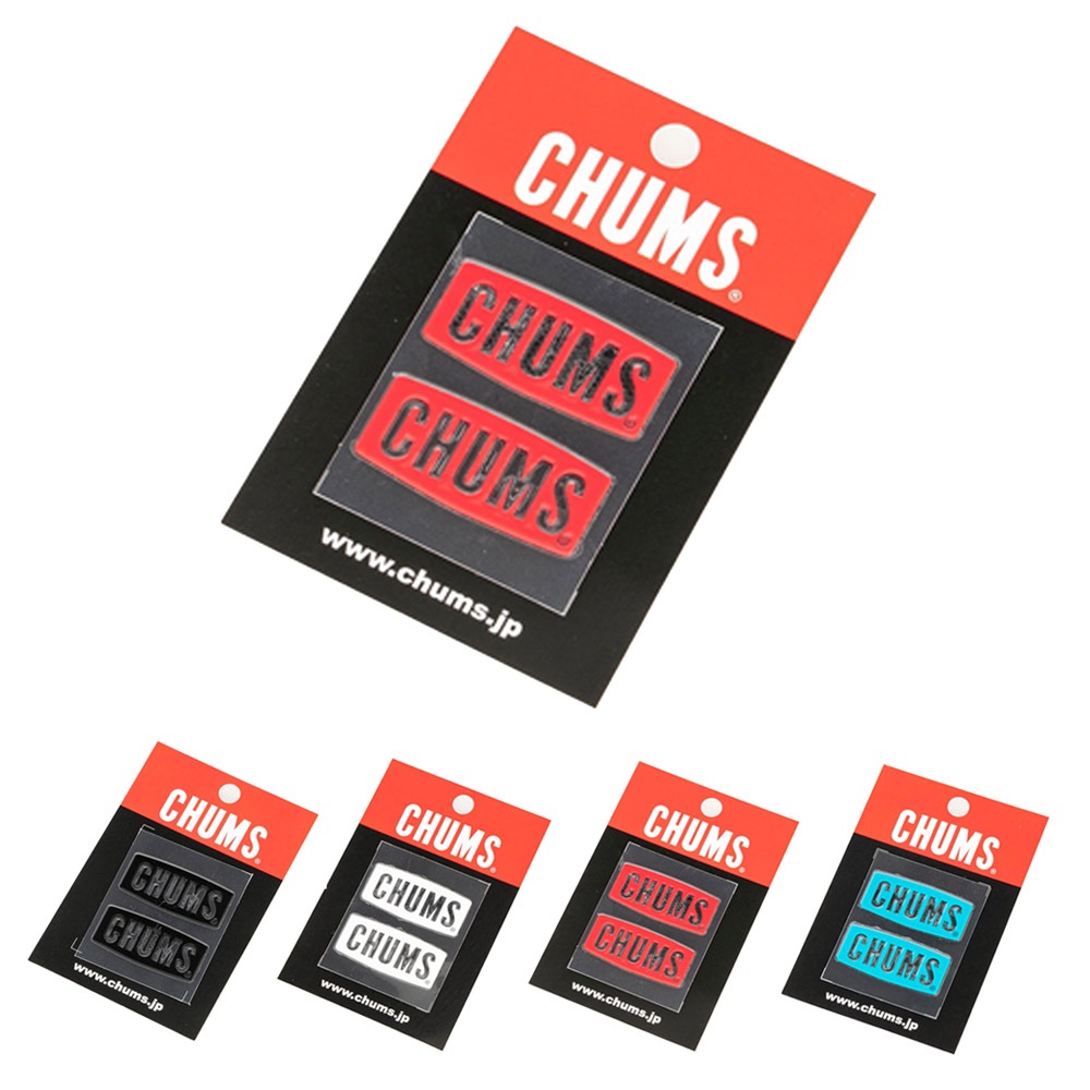 チャムス CHUMS ステッカー シール チャムスロゴエンボスステッカー ミニステッカー ロゴ メンズ レディース くり抜き ブラック ホワイト CH62-1125