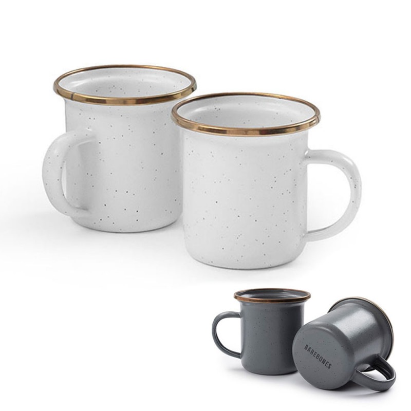 【5%OFFセール】BAREBONES LIVING ベアボーンズ リビング カップ コップ エナメル エスプレッソカップ 2個セット ペア ホウロウ アウトドア 20235035002000 20235035002000