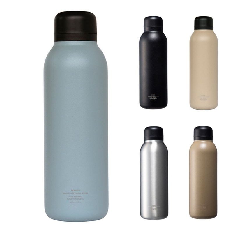 【5%OFFセール】リバース Rivers 水筒 ステンレスボトル バキュームフラスク ステム STD 500ml マイボトル タンブラー アウトドア キャンプ 通勤 通学 STEM