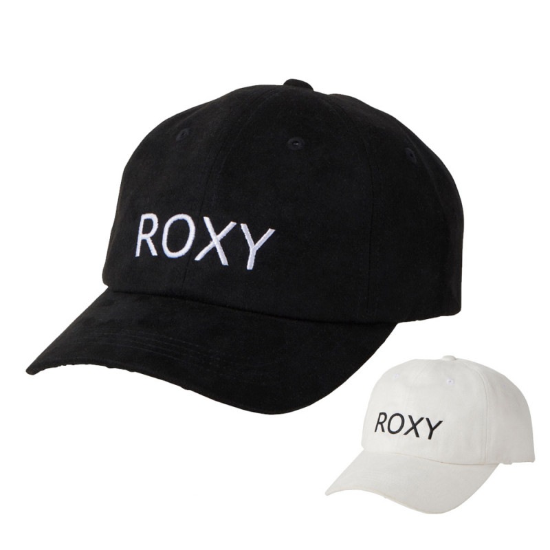 【5%OFFセール】ロキシー ROXY キャップ 帽子 レディース スウェード調 6パネルキャップ ローキャップ ベースボールキャップ 黒 ブラック ホワイト 白 RCP214331