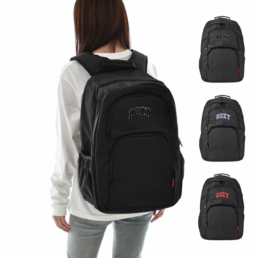 【5%OFFセール】ロキシー ROXY バッグ リュック ゴーアウト GO OUT 30リットル 30L RBG241301 レディース バックパックデイパック 大容量 通勤 通学 A4 B4 黒