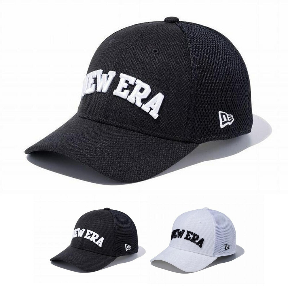 【5%OFFセール】ニューエラ new era NEWERA ゴルフ キャップ cap 帽子 39THIRTY ダイアモンドエラ 6パネル カーブキャップ ゴルフキャップ メッシュキャップ UPF50+ 吸汗速乾 メンズ レディース カジュアル スポーツ ブランド プレゼント ブラック 黒 ホワイト 白 11596313 11596312