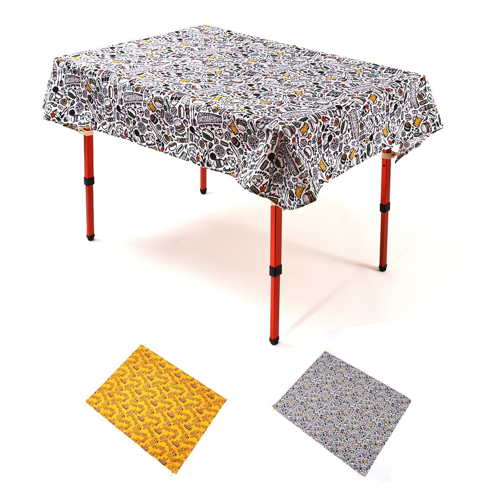 【5%OFFセール】チャムス CHUMS テーブルクロス クロス テーブルマット アウトドア キャンプ 総柄 撥水加工 大判 140 x 110 Table Cloth CH62-1797
