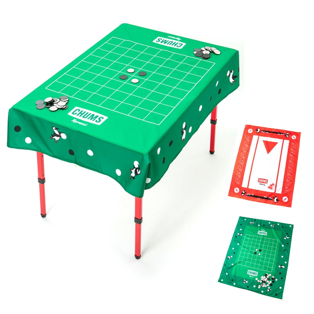 【5%OFFセール】チャムス CHUMS パーティゲームテーブルクロス アウトドア キャンプ 総柄 大判 140 x 110 Party Game Table Cloth CH62-1798