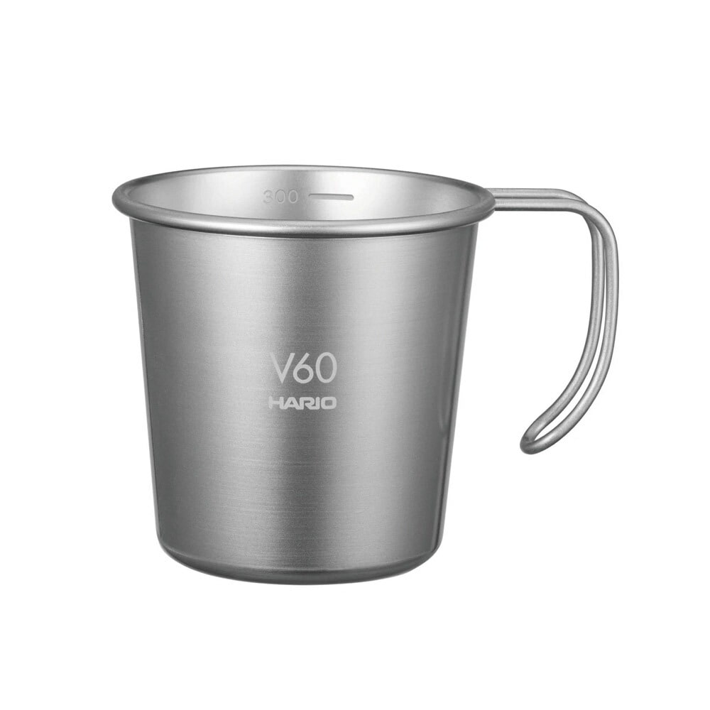 【5%OFFセール】ハリオ アウトドア HARIO OUTDOOR バッグ V60 メタルスタッキングマグ ステンレスカップ マグカップ コップ 320ml コーヒー 珈琲 ブランド O-VSM-30-HSV