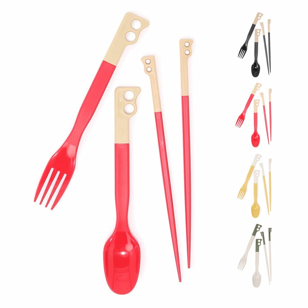 ��5%OFF������ۥ���ॹ CHUMS �����ѡ����ȥ�꡼���å� 3�����å� Ȥ ���ס��� �ե����� �����ȥɥ� ������ ���������� Camper Cutlery Set CH62-1734