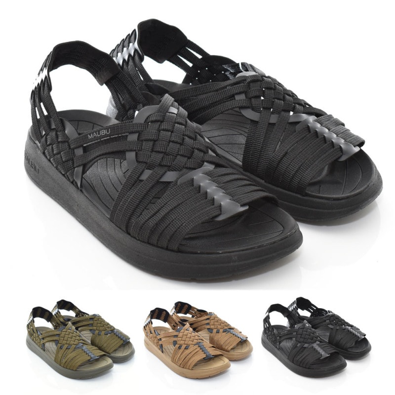 【5%OFFセール】マリブサンダルズ MALIBU SANDALS サンダル キャニオン ビーサン ビーチサンダル 編み上げ レースアップ ワラチ ハラチ メンズ レディース CANYON MS-06