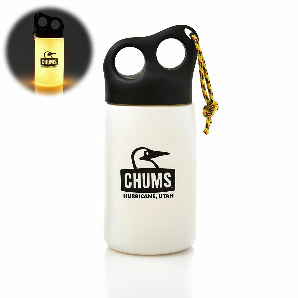 【5%OFFセール】チャムス CHUMS キャンパーボトルLEDライト ランタン ステンレスボトル風ランタン アウトドア キャンプ ソロキャンプ Camper Bottle LED Light CH62-1741