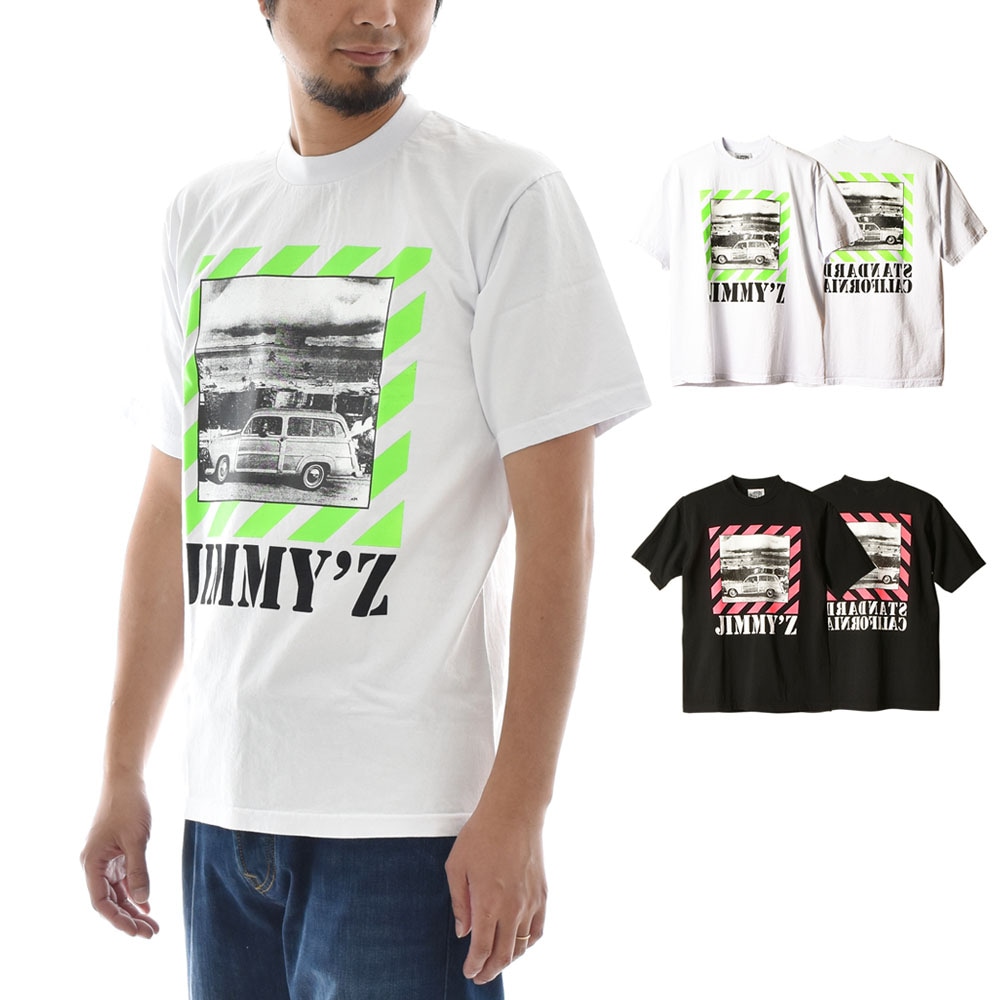 【50%OFFセール】スタンダードカリフォルニア STANDARD CALIFORNIA ジミーズ JIMMY'Z コラボ メンズ ボム ロゴ Tシャツ ブランド ブラック 黒 ホワイト 白 BOMB LOGO T TSOS0078