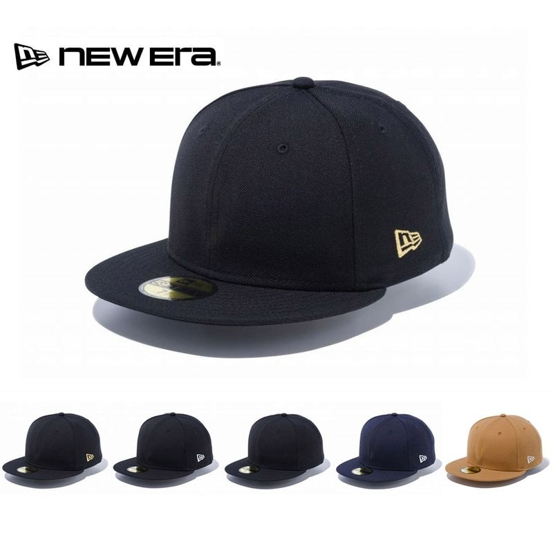 ニューエラ new era NEWERA キャップ 無地 無字 ムジ 59FIFTY ベーシック メンズ レディース キッズ 5950 ベースボールキャップ 帽子 野球帽 フラットバイザー シンプル 59FIFTY BASIC