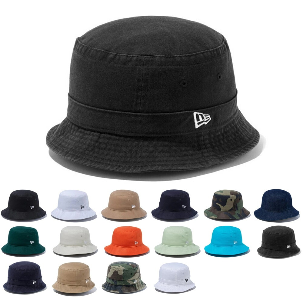 【5%OFFセール】ニューエラ new era NEWERA ハット バケハ Bucket-01 Bucket-02【メンズ レディース 帽子 無地 ブランド おしゃれ ベーシック アウトドア 人気 春 夏 秋 冬 オールシーズン ニューエラー 大きい 小さい サイズ 深め】