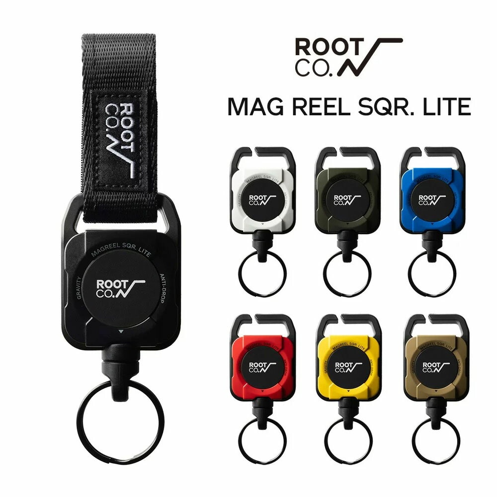【5%OFFセール】ルート コー ROOT CO. グラビティ マグリール SQR. ライト マグネット内蔵型コードリールギアホルダー ROOT CO. GRAVITY MAG REEL SQR. LITE GMRSL-4436