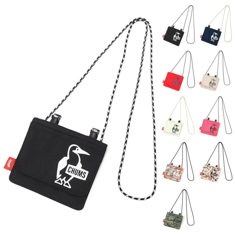 【5%OFFセール】チャムス CHUMS バッグ Recycle Pocket Shoulder Pouch リサイクル ポケット ショルダー ポーチ ロープ取り外し可 ポケットティッシュケース CH60-3985 CH60-3564 メンズ レディース 男子 女子【サステナブル素材】【リサイクル素材】