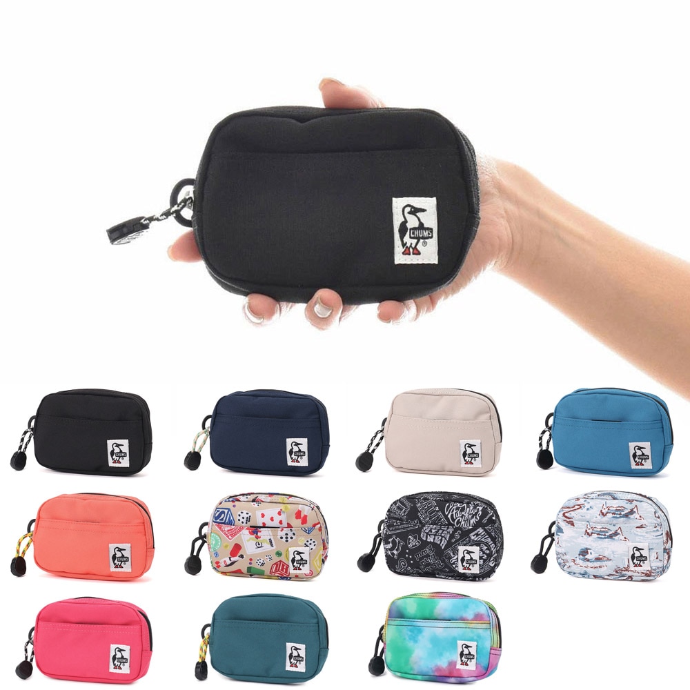 チャムス CHUMS ポーチ リサイクルデュアルソフトケース Recycle Dual Soft Case CH60-3987 コインケース ミニポーチ【メンズ レディース キッズ ジュニア 男女兼用】【通勤 通学 アウトドア キャンプ フェス】【サステナブル素材 リサイクル素材】