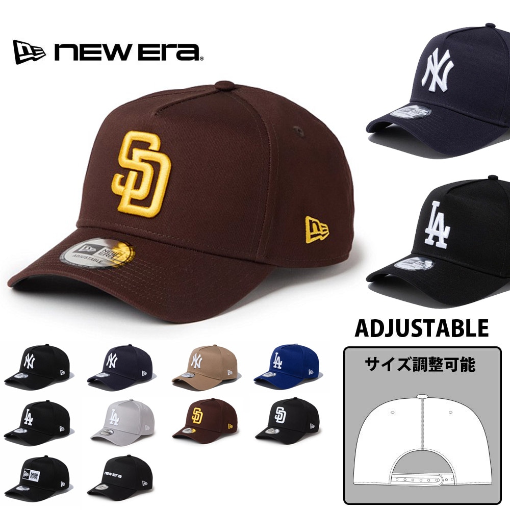 ニューエラ new era NEWERA キャップ 9FORTY A-Frame 940 ナインフォーティ? Aフレーム【cap 帽子 メンズ レディース フリーサイズ サイズ調整可能 カーブドバイザー スナップバック ヤンキース ドジャース パドレス 深め ブランド おしゃれ かっこいい 人気 ニューエラー】
