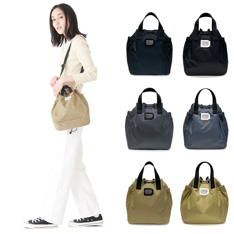 【5%OFFセール】【限定カラー】フレドリックパッカーズ FREDRIK PACKERS バッグ 210D ブルーム ショルダー 210D BLOOM SHOULDER【ショルダーバッグ ミニショルダー ミニバッグ 巾着バッグ 巾着ショルダー 巾着型 2WAY 軽量 ナイロン マザーバッグ ママバッグ メンズ レディース 男子 女子】