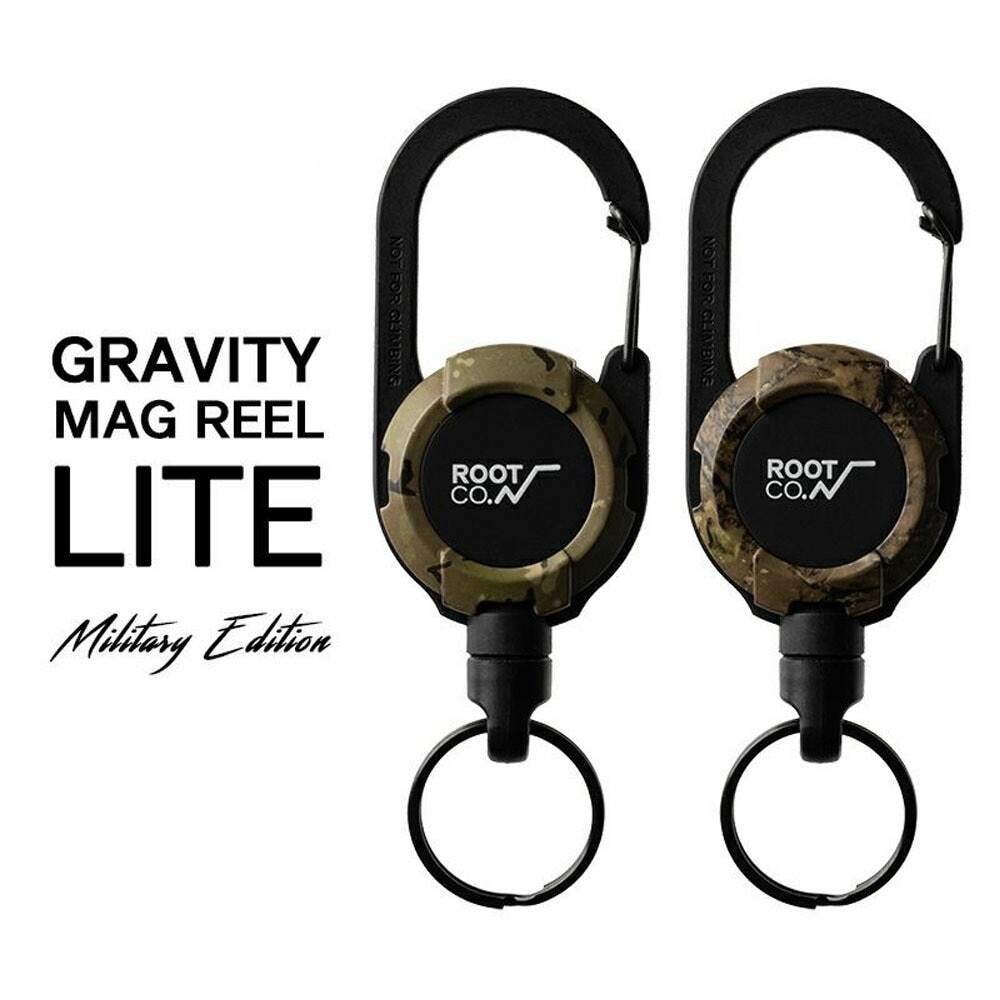 【5%OFFセール】ROOT CO ルート コー マグリール ライト ミリタリーエディション 迷彩柄 カモフラ GRAVITY MAG REEL LITE MILITARY EDITION GMRL-436086 GMRL-436093
