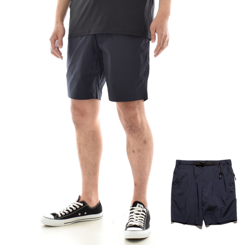 【5%OFFセール】ロアーク リバイバル ROARK REVIVAL トラベルショーツ 2.0 ショーツ ハーフパンツ 水陸両用 ダークネイビー TRAVEL SHORTS 2.0 WEATHER ST RSJ921
