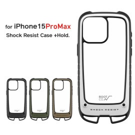 ��5%OFF������ۡ�iPhone15ProMax���ѥ������ۥ롼�ȥ���ROOTCO.����ӥƥ�����å��쥸���ȥ������ܥۡ����GRAVITYShockResistCase+Hold.foriPhone15ProMaxGSH