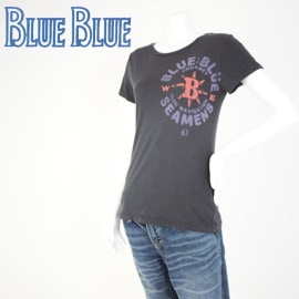 ��50%OFF�������BLUE BLUE SEAMENS WOMEN'S��T�����(700007989) ȾµT����� �ƥ�������� �ץ���T����� ���硼�ȥ��꡼�� �ϥ��� �ϥꥦ�åɥ����ޡ����å� ���Ӹ���