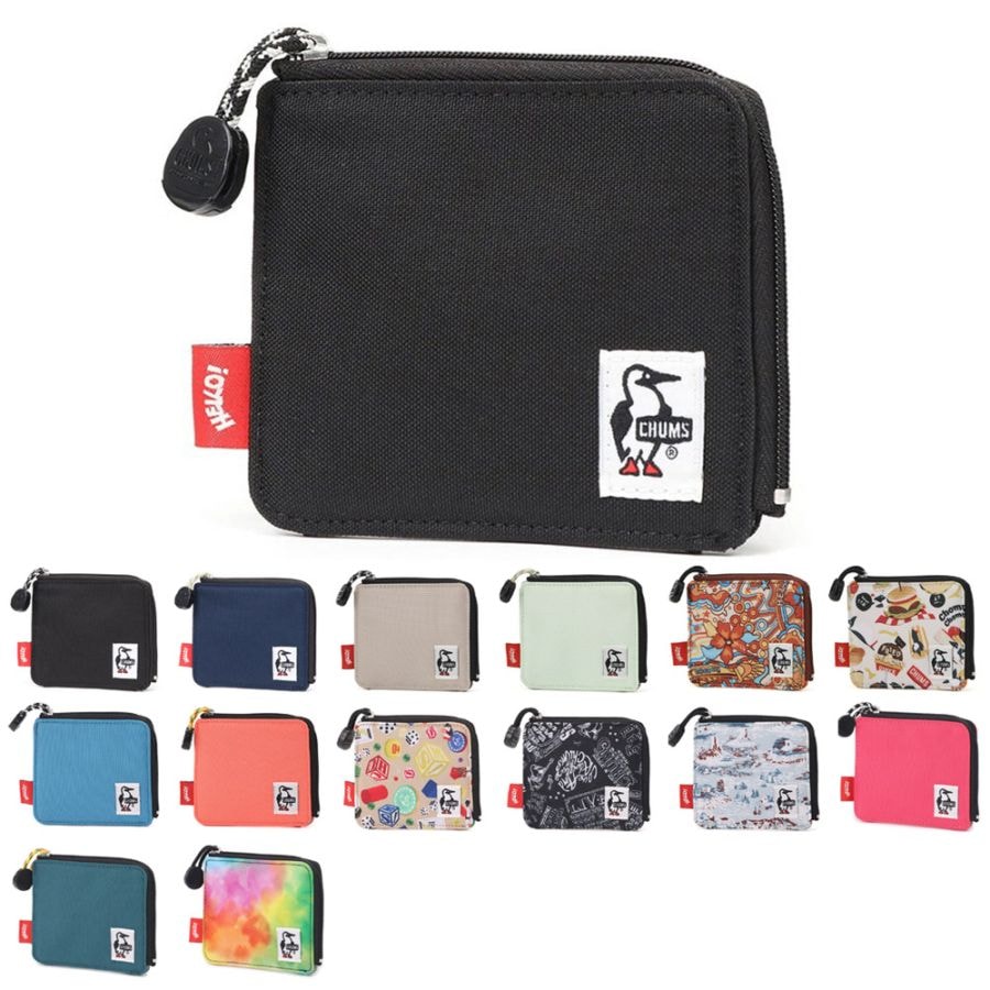 チャムス CHUMS 財布 ウォレット リサイクルエルシェイプドジップウォレット Recycle L-Shaped Zip Wallet CH60-3996 CH60-3757【メンズ レディース 男女兼用 ユニセックス】【財布 小銭入れ レニュー RENU リサイクルポリエステル アウトドア】