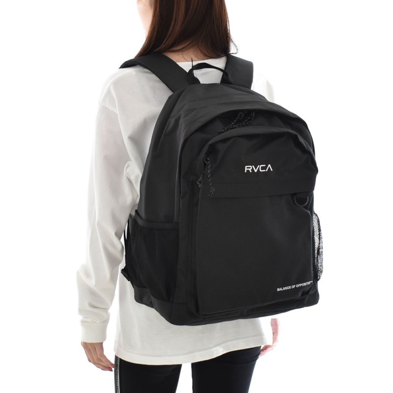 【5%OFFセール】ルーカルカRVCAリュックエッセンシャルバックパック30L30リッターBE041997メンズレディースデイパックA4B5通勤通学黒